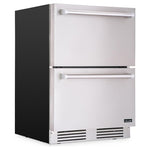 NewAir 24" Dual Zone Outdoor Beverage Fridge & Freezer