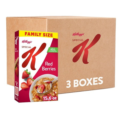 6 Family Size Boxes Kellogg's Special K Breakfast Cereal