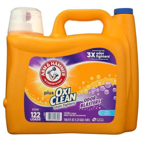 158.6-Oz Arm & Hammer Plus OxiClean Odor Blasters Liquid Laundry Detergent