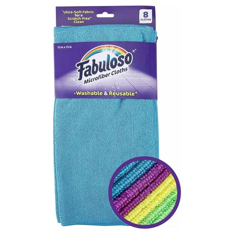 8 Fabuloso Microfiber Cleaning Cloths