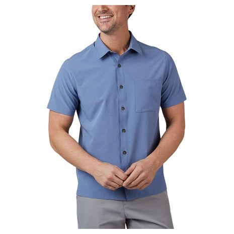 32 Degrees Men's Casual Short Sleeve Dress Shirt