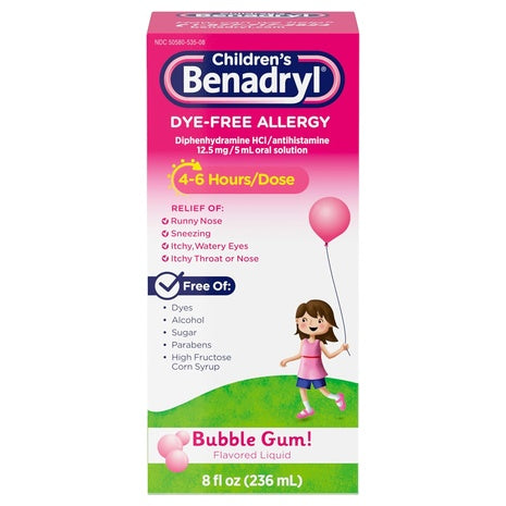 Benadryl Children’s Dye-Free Allergy Relief Liquid