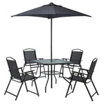 6-Piece Outdoor Patio Dining Set (5 Colors)