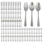 87-Piece Gibson Home Sinta Stainless Steel Flatware Set