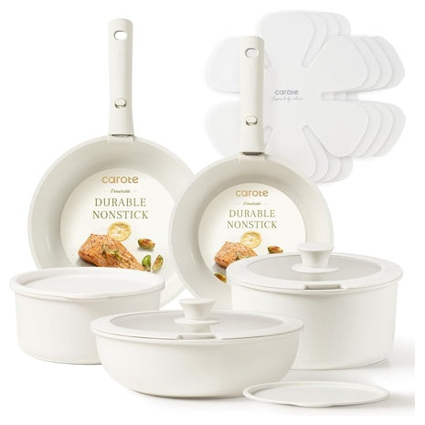 15-Piece Carote Nonstick Pots & Pans Set
