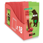18-Pack Of Bear Apple & Strawberry Real Fruit Snack Splits (KLBD, 0.7 oz)