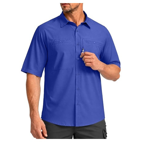 G Gradual Men's UPF 50+ Fishing Shirt W/ Zipper Pockets (various)