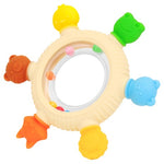 BPA-Free Silicone Baby Teether Toy With Rattle Sound