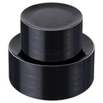 100 Black & Silver Disposable Plates
