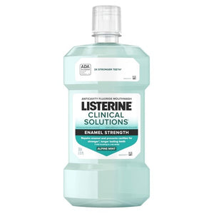 500 mL Listerine Clinical Solutions Enamel Strength Mint Oral Rinse