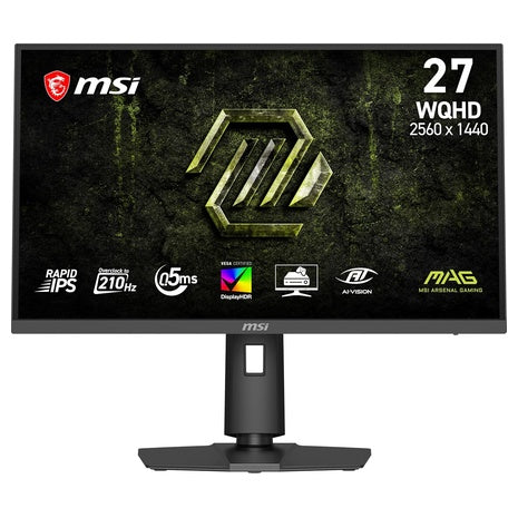 27" MSI MAG 275QPF E21 1440p 210Hz 0.5ms HDR IPS Freesync & G-SYNC Compatible Gaming Monitor