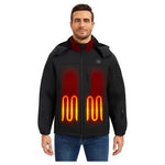 Men’s Heated Jacket with 12,000mAh Battery Pack