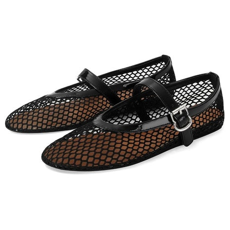 Mesh Ballet Flat Mary Janes (14 Styles)