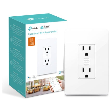 Kasa Smart In-Wall Wi-Fi Outlet