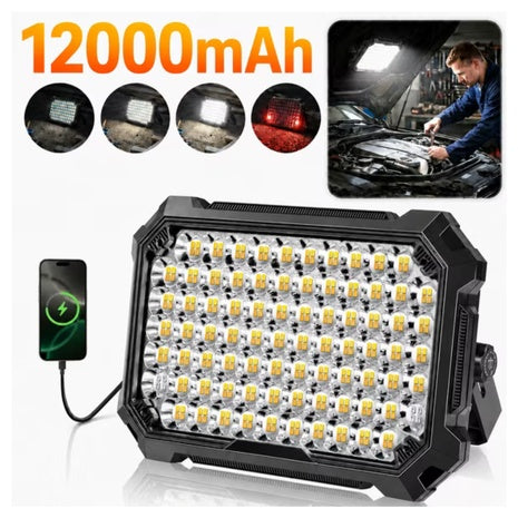 320 LED 10,000 Lumen Magnetic Rechargeable Work Light