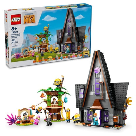 LEGO Despicable Me 4 Minions & Gru's Family Mansion Building Set