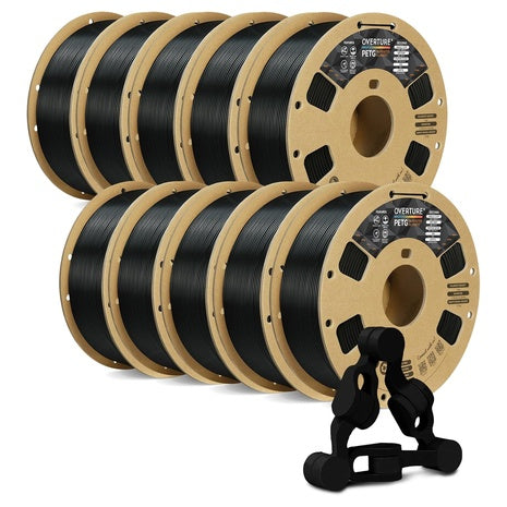 10-Pack PETG 3D Printer Filament 1.75mm