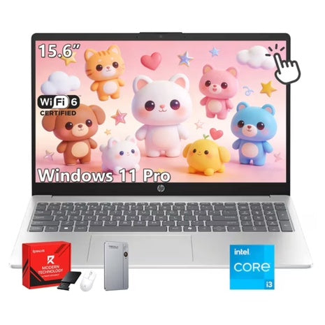 HP 15.6" HD Touch Laptop (i3-1315U / 12GB RAM / 512GB SSD)