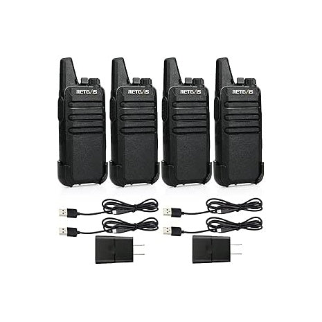 4 Long Range Rechargeable Two Way Radios