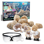 14-Piece Discovery Kids Mystery Crystals Geode Excavation Kit