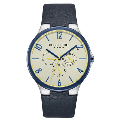 Kenneth Cole 44.0 Mm Classic Quartz Grey Dial Men's Watch
