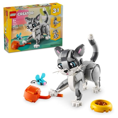 LEGO Creator 3-in-1 Playful Cat Building Toy Kit