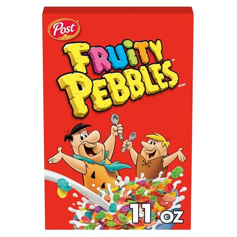 2 Boxes Fruity Pebbles Breakfast Cereal