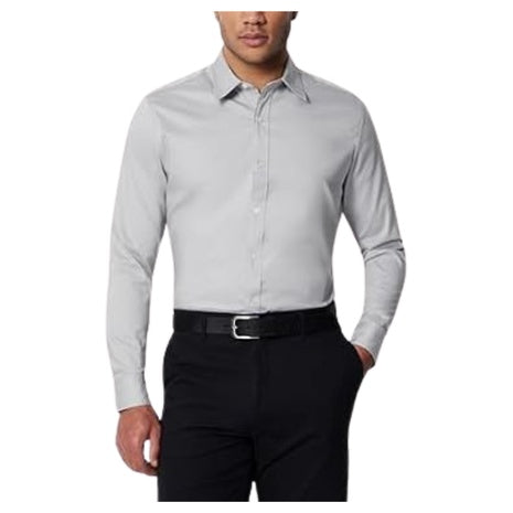 Amazon Essentials Men's Regular-Fit Stretch Dress Shirt (2 Colors)