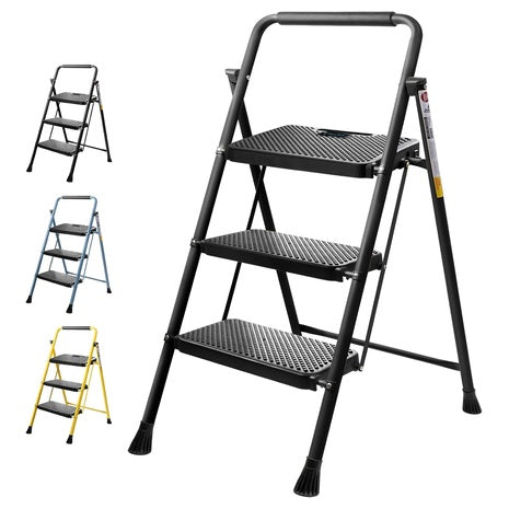3-Step Heavy Duty Foldable Ladder