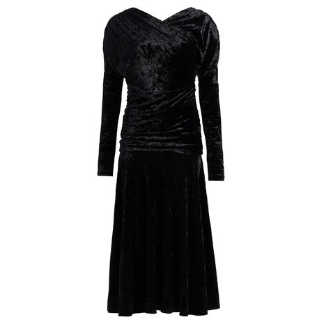 Ganni Velour Midi Dress