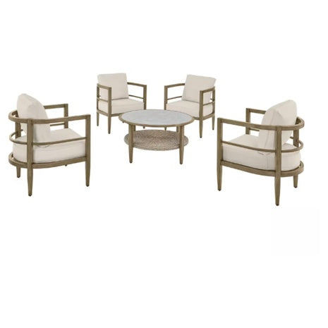 5-Piece Metal Patio Conversation Set