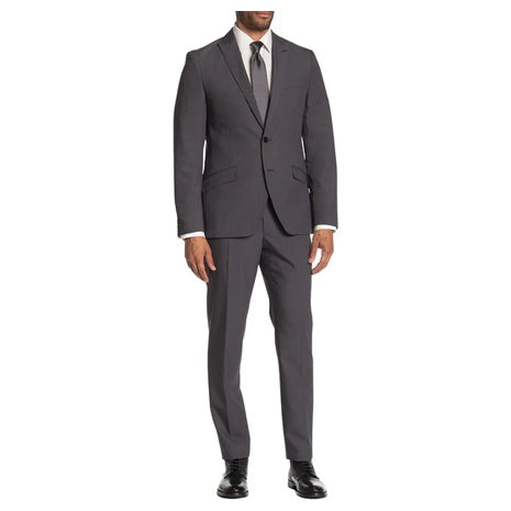 Savile Row Co Brixton Two Button Notch Lapel Extra Trim Suit