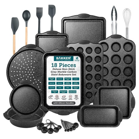BakkenMaster 18-Piece Kitchen Oven Baking Set