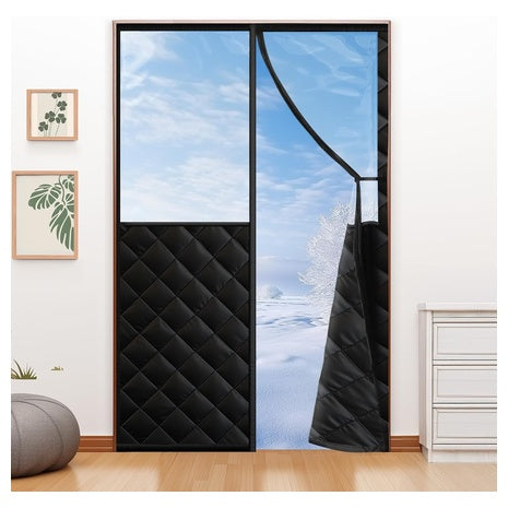 48" X 80" Magnetic Thermal Insulated Visible Door Curtain