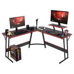 L-Shaped Corner Gaming Desk