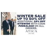 ATICA’s Premium Menswear Sale Drops to As Low As 65% Off with Exclusive PzDeals Code!