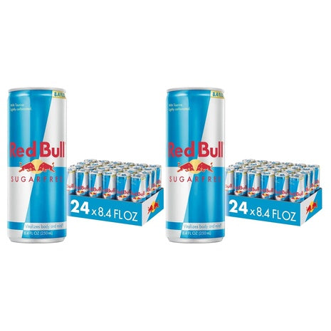 48 Cans Red Bull Sugar Free Energy Drink (8.4oz)