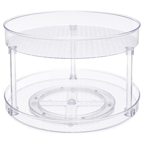 2 Tier Lazy Susan Turntable Organizer