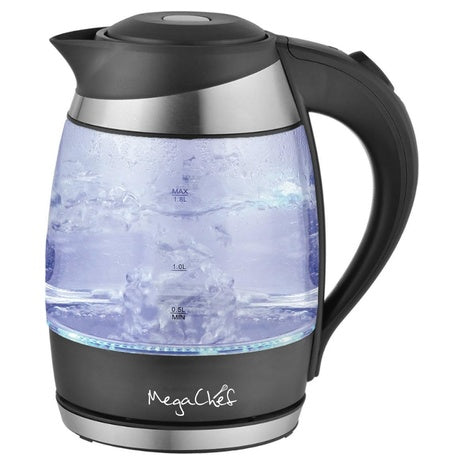 MegaChef Stainless Steel Light Up Tea Kettle