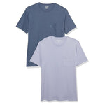 2-Pack Men's T-Shirts, Short-Sleeve Crewneck Pocket