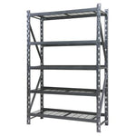 Heavy-Duty 5-Shelf Wire Decking Rack