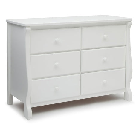 Universal 6 Drawer Dresser with Interlocking Drawers