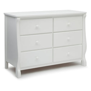 Universal 6 Drawer Dresser with Interlocking Drawers