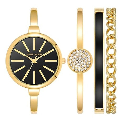 Anne Klein Women's Bangle Watch & Bracelet Set
