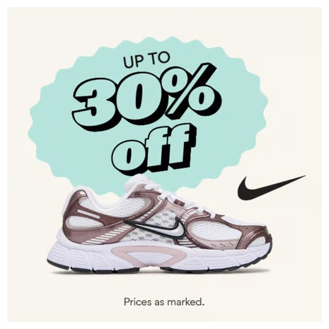 Up To 30% Off On Nike Styles At Famous Footwear