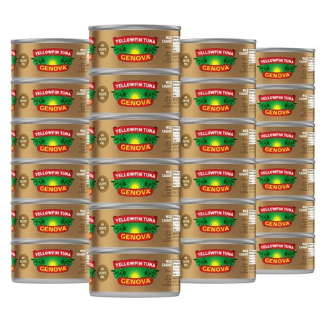 24 Cans Genova Premium Yellowfin Tuna in Olive Oil