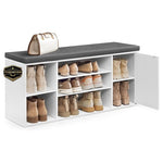 Songmics Home 41" Storage Bench With 2 Doors