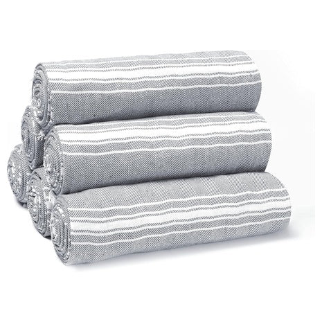6 Pack Peshtemal Beach Towels
