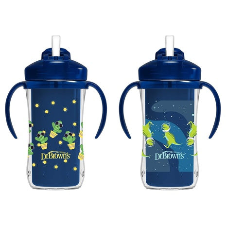 2 Dr. Brown’s Milestones Insulated Spill-Proof Sippy Cups