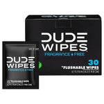 30 Dude Wipes On The Go Unscented Travel Wipes